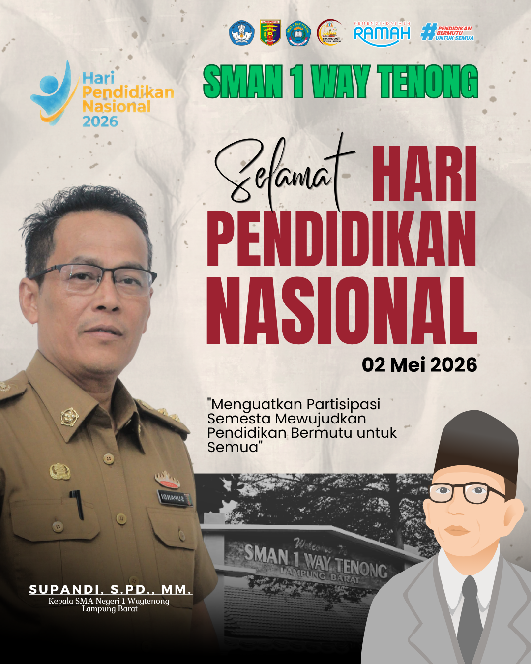 Selamat Memperingati Hari Pendidikan Nasional 2 Mei 2026