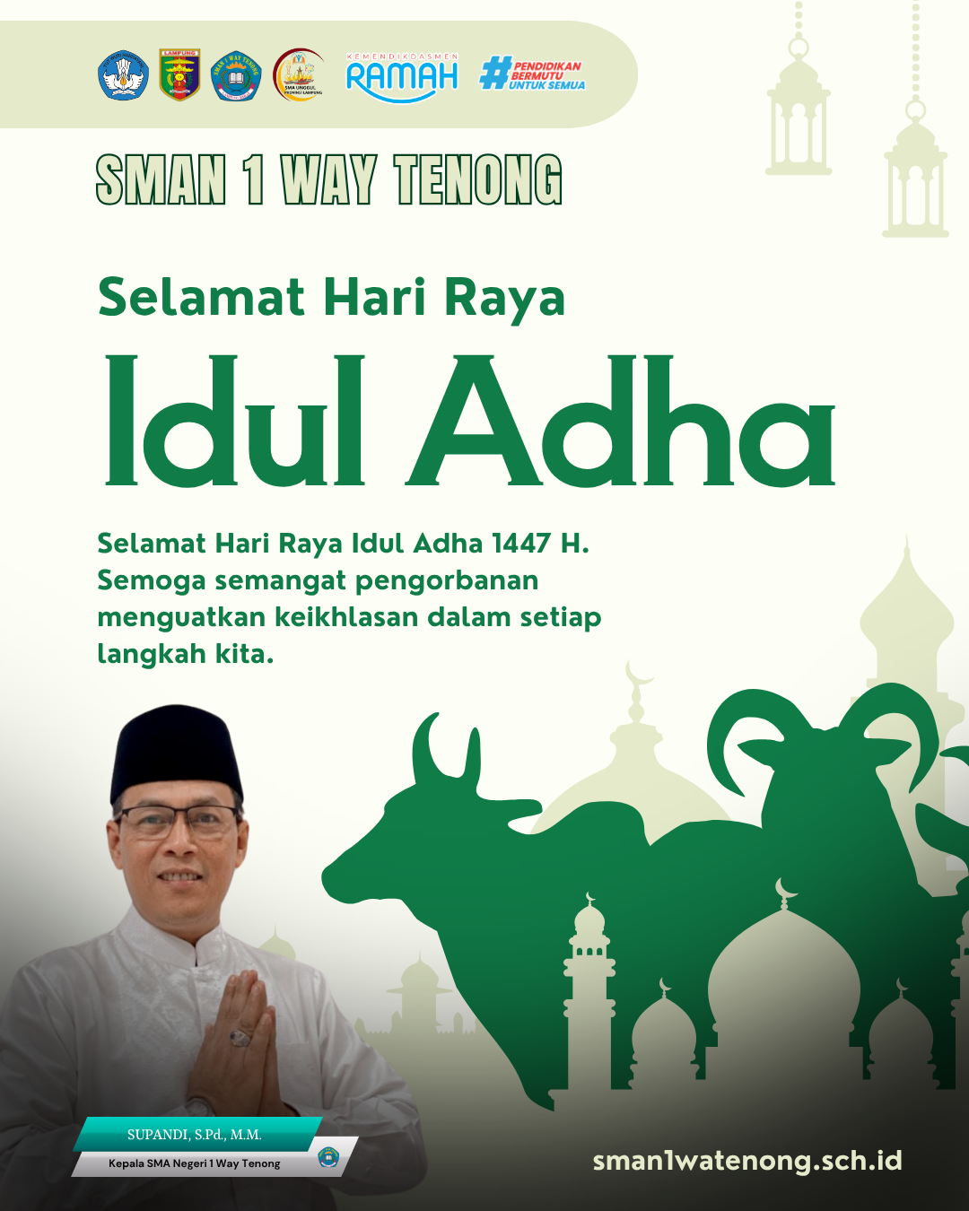 Selamat Hari Raya Idul Adha 1447 H/2026 M